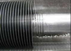 Aluminum Metalized 12FPI Tension Embedded Fin Tube Fluted